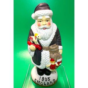 Hand Painted Around the World Santa England 1905 Porcelain Heilig Meyers 5"